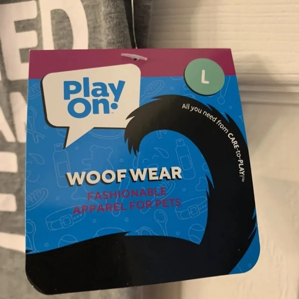 Summer Dog Pet Shirt-Large, Gray Tank Sea